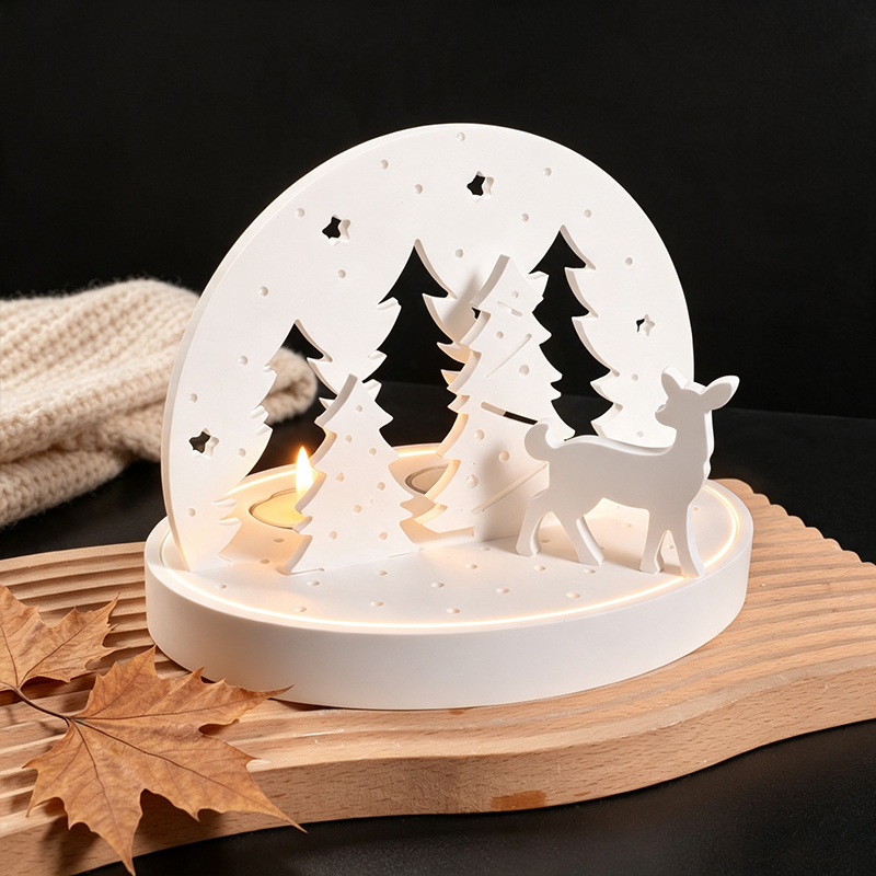 Christmas Elk Tealight Candle  - đánh giá và giá Candle Supplies Kit
