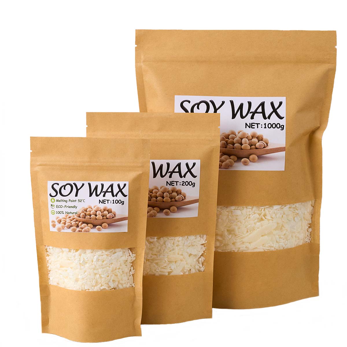 1 Pounds Pure White Soy Wax Fo - đánh giá và giá Candle Supplies Kit