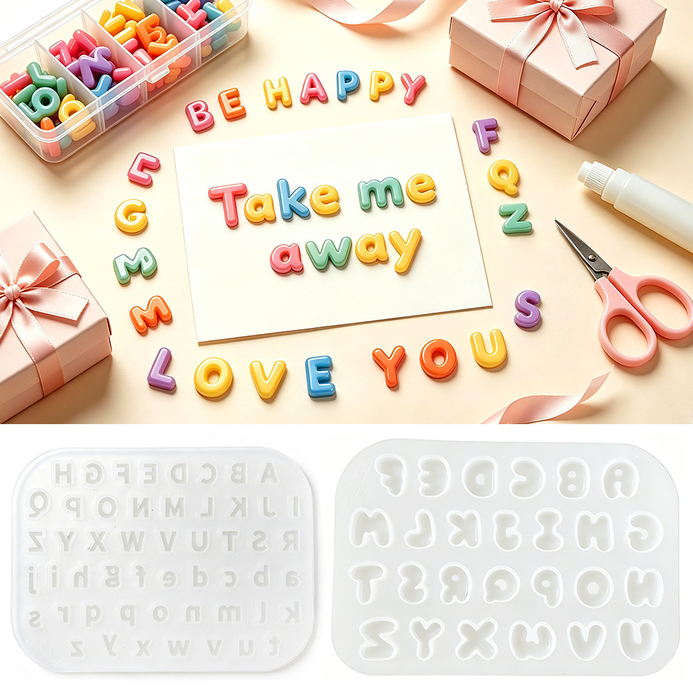 2Pcs Mini Letter Silicone Mold - đánh giá và giá Candle Supplies Kit