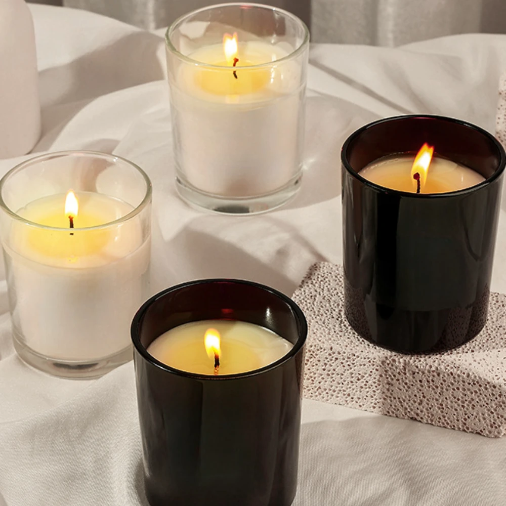Luxury Glass Candle Jar Black  - đánh giá và giá Candle Supplies Luxury